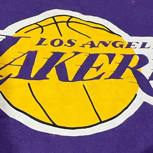 Women's Los Angeles Lakers NBA Basketball Crewneck Sweatshirt - Picture 2 of 3